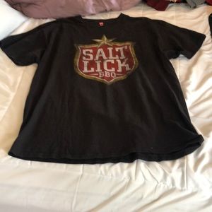 Black Salt Lick BBQ T-shirt.